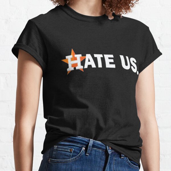 Astros fans sell 'Hate Us' shirts