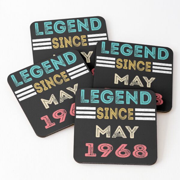 Item preview, Retro Vintage Legend Since May 1968 Birthday Gift designed and sold by meedTee.