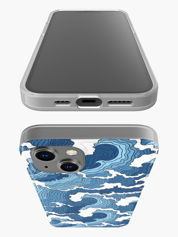 Alternate view of Beautiful Waves Wallpaper iPhone Case