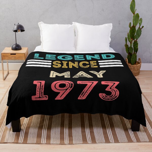 Item preview, Retro Vintage Legend Since May 1973 Birthday Gift designed and sold by meedTee.