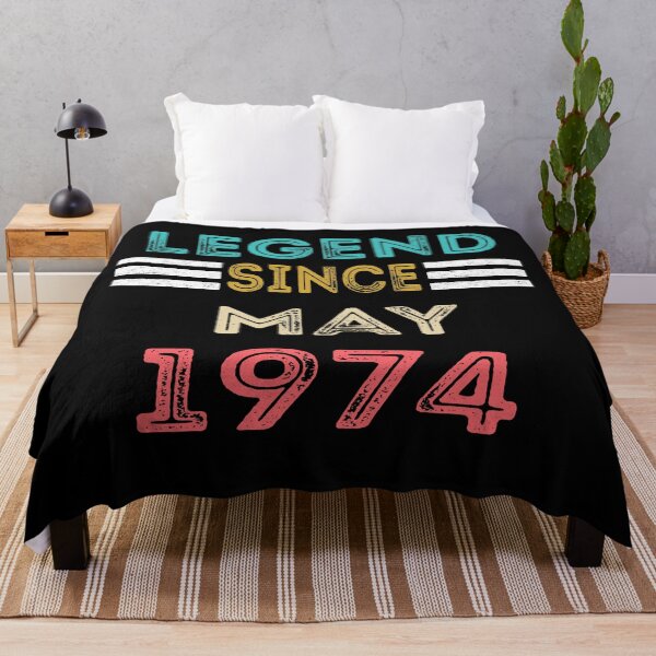 Item preview, Retro Vintage Legend Since May 1974 Birthday Gift designed and sold by meedTee.