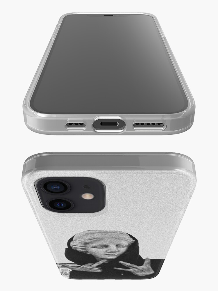 Alternate view of Greek statue Wearing Hoodie iPhone Case & Cover
