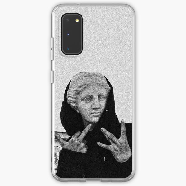 Greek statue Wearing Hoodie Samsung Galaxy Soft Case