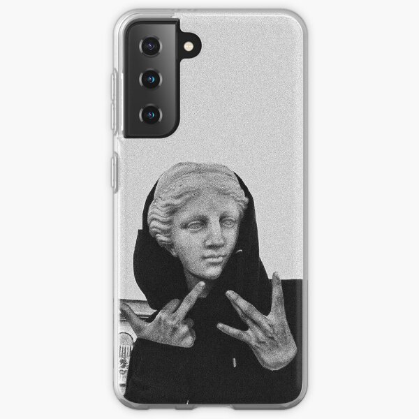 Estatua griega con capucha Funda blanda para Samsung Galaxy