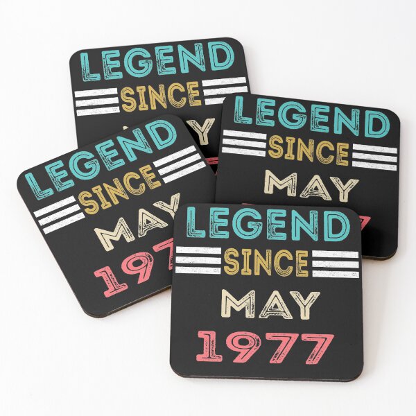 Item preview, Retro Vintage Legend Since May 1977 Birthday Gift designed and sold by meedTee.