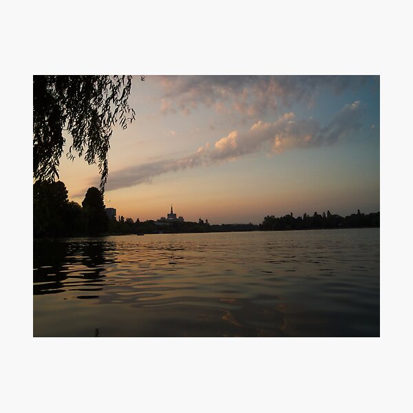 Sunset in Bucharest (2) Photographic Print