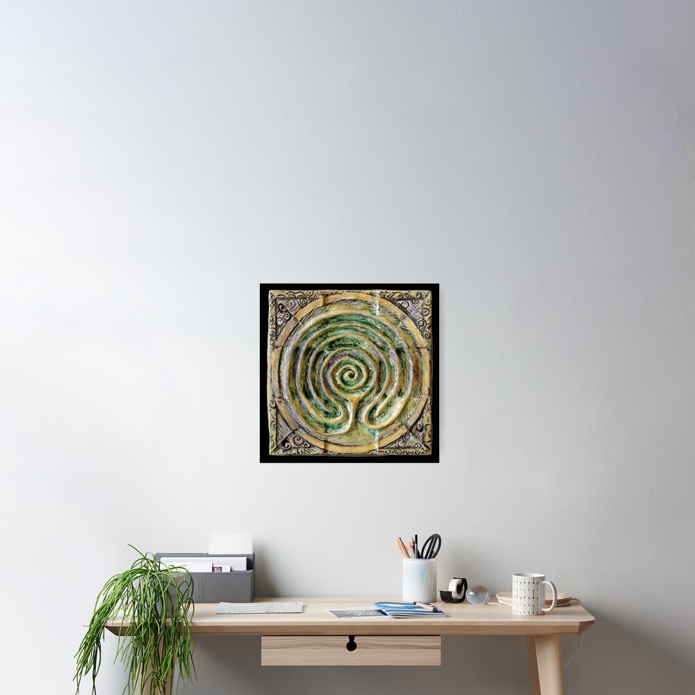 Spiral nine: toward center Poster