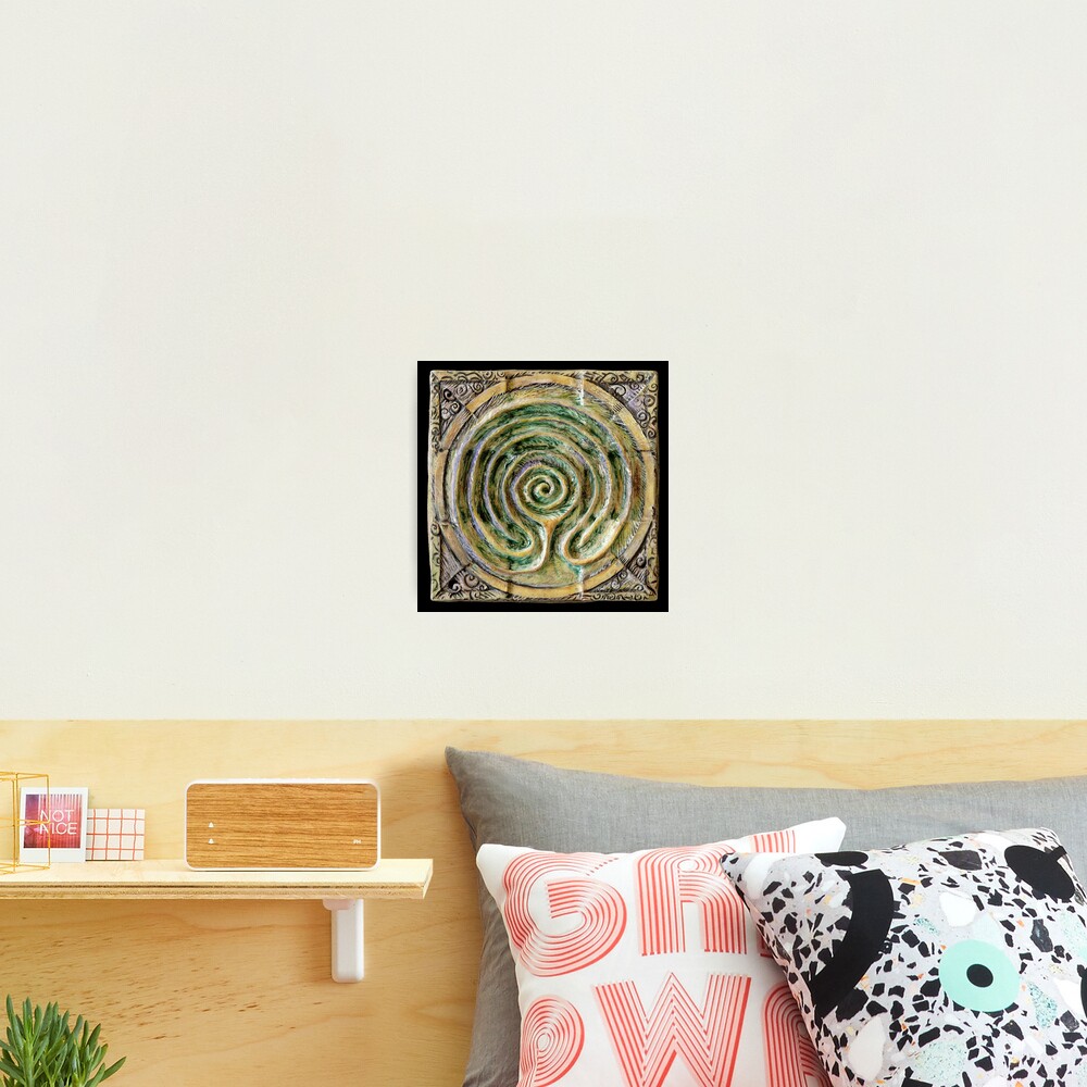 Spiral nine: toward center Photographic Print