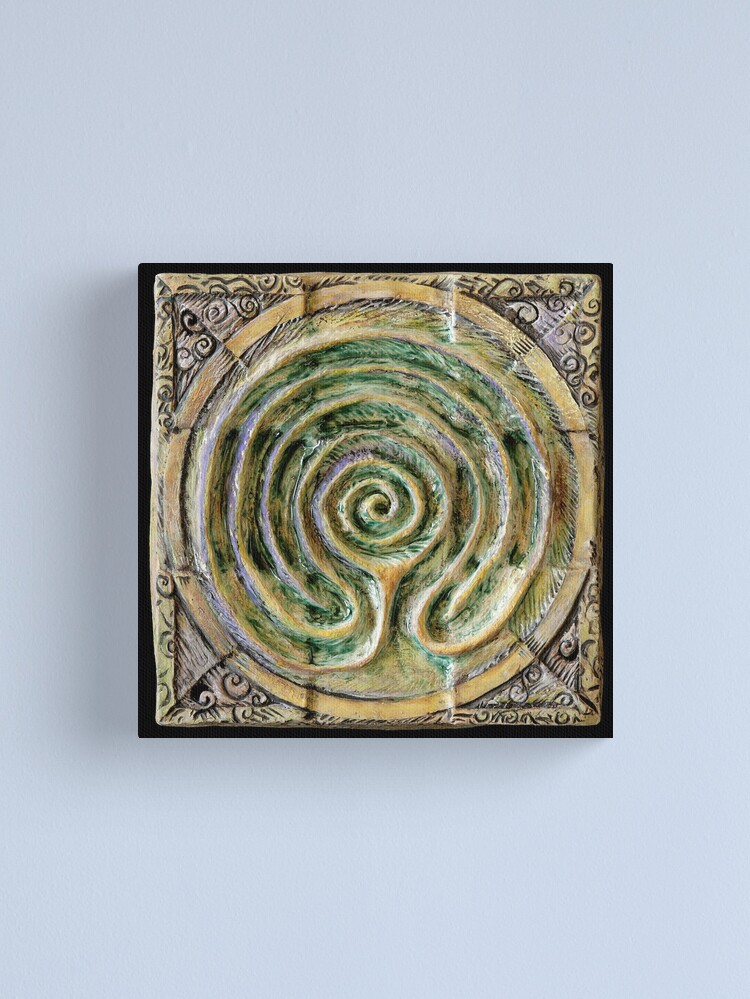 Alternate view of Spiral nine: toward center Canvas Print