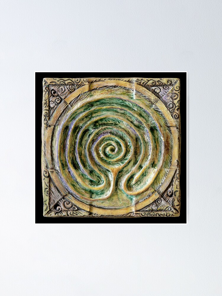 Alternate view of Spiral nine: toward center Poster