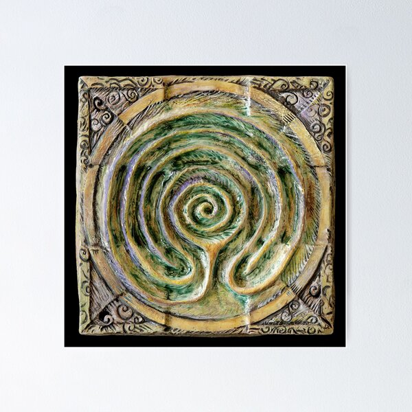 Spiral nine: toward center Poster