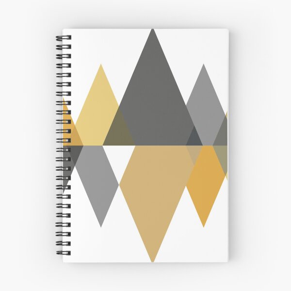 Item preview, Аbstract grey - yellow diamonds designed and sold by NikRon.