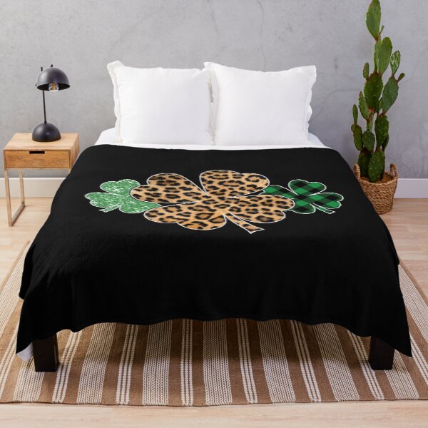 Item preview, Plaid Shamrock Leopard Clover Pattern St Patricks Day Funny Animal Print designed and sold by alenaz.