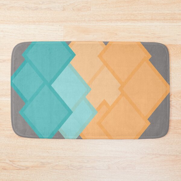Item preview, Interesting blue-yellow graphic-art diamonds  designed and sold by NikRon.