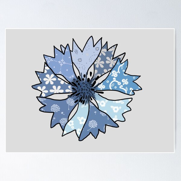 Item preview, colorful cornflower designed and sold by Blumchen.