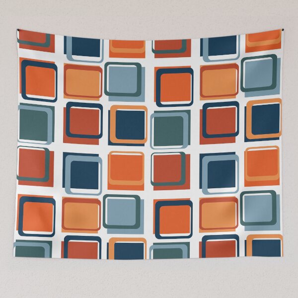Item preview, Mid Century abstract pattern designed and sold by BattaAnastasia.