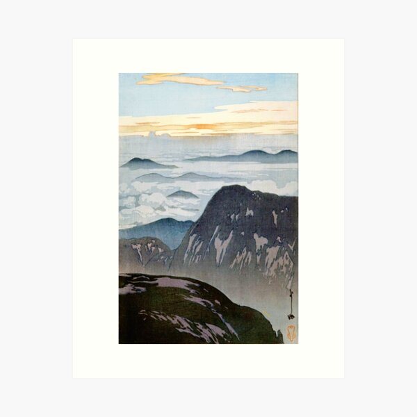 Item preview, Hiroshi Yoshida - Dawn at Mount Eboshi designed and sold by Hangastudio.