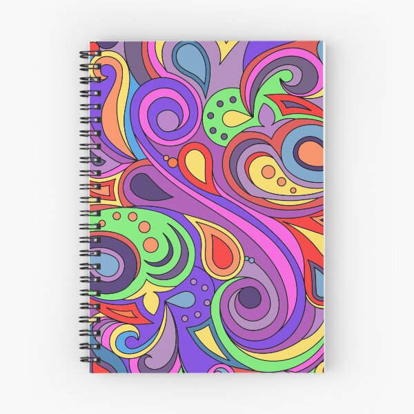 Item preview, Groovy Psychedelic Hippy Paisley Pattern designed and sold by ArtformDesigns.
