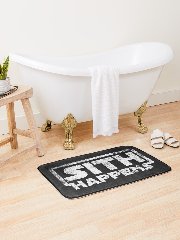 Black Star Wars Floral Bath Mat Star Wars Bath Mat Bathroom 