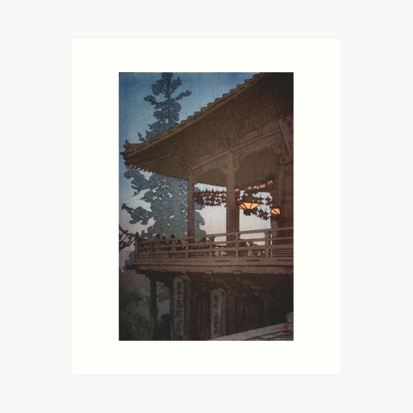 Item preview, Hiroshi Yoshida - Evening in Nara designed and sold by Hangastudio.