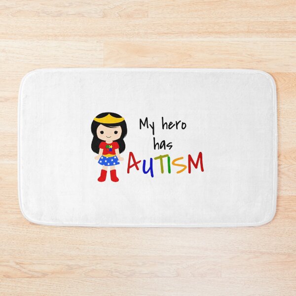 Item preview, My Hero Has Autism Girl Autistic Awareness Disability designed and sold by Frugal-Fox.