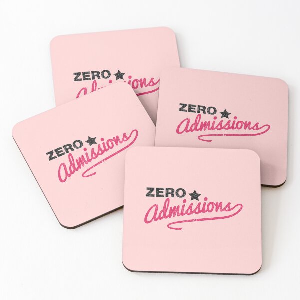 Item preview, Zero Admissions designed and sold by Unspirations.