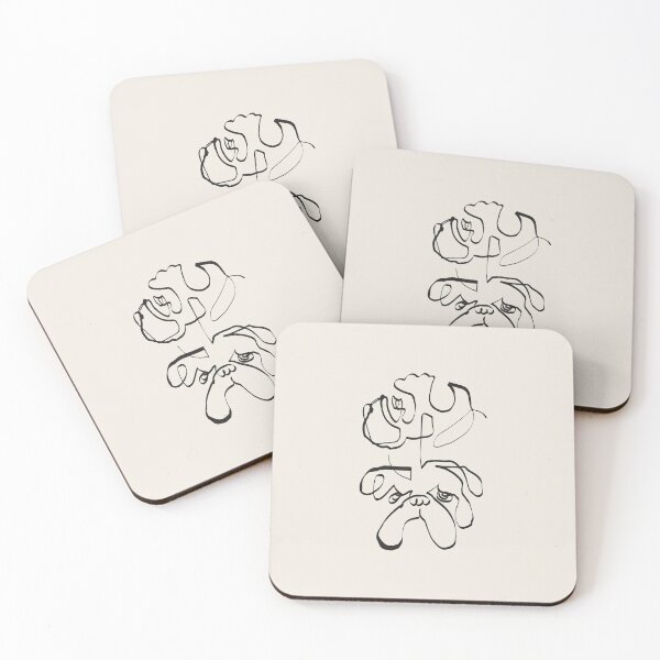 Item preview, Abstract line english bulldog designed and sold by Huebucket.