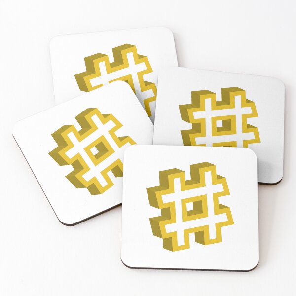 Item preview, 3D Hastag designed and sold by Anneke Hurter.