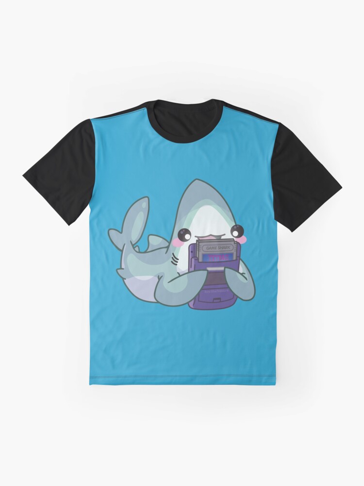 Alternate view of GamerShark // Gameboy Playtime! Graphic T-Shirt