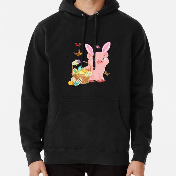 pig hoodie with ears