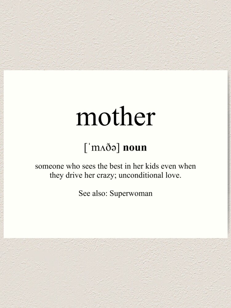Mother Definition | Dictionary Collection