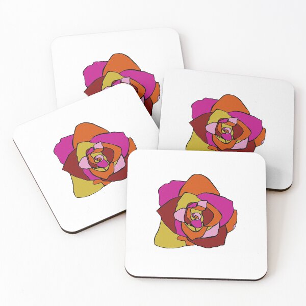 Item preview, Multicolor Rose | Warm tones designed and sold by honestBlossom.