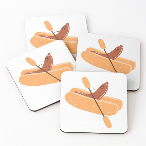 Item preview, Funny sausage in a paddle boat designed and sold by spontania.