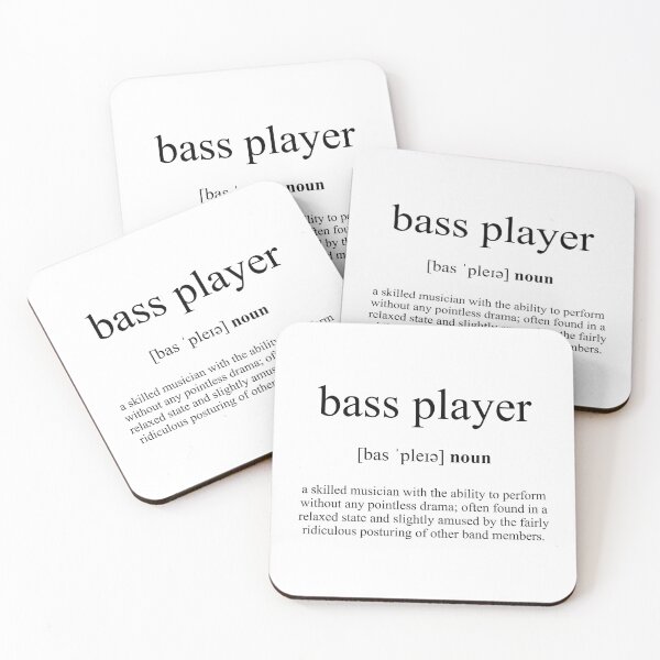 Item preview, Bass Player Definition | Dictionary Collection designed and sold by Designschmiede.