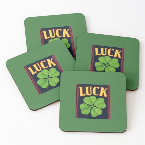 Item preview, "LUCK" with Shamrock Artwork / St. Patrick's Day designed and sold by FuzzyHoney.
