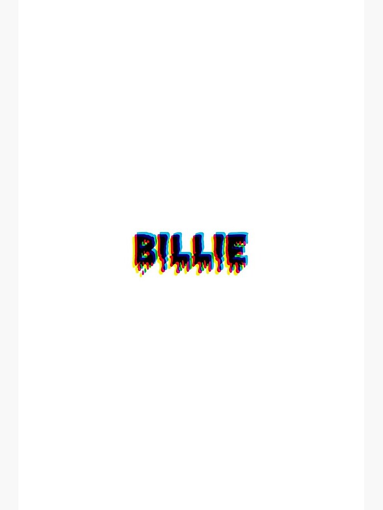 Billie Eilish Logo - Billie Eilish Logo Blohsh Sticker Daedalusdrones ...
