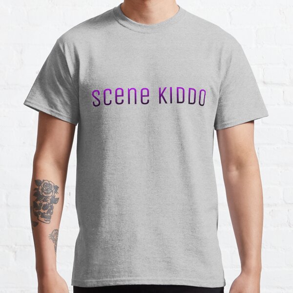 Scene Kiddo PurplexBlack Gradient Text Classic T-Shirt