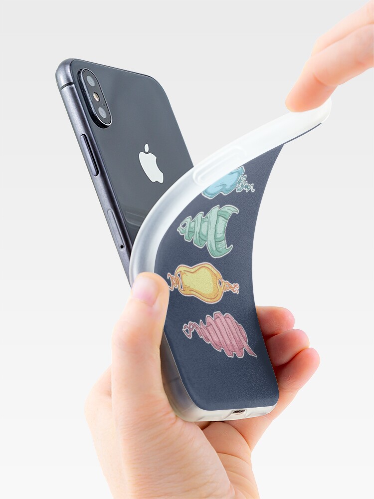 Alternate view of Shark Eggs // Mermaid Purses (Rainbow) iPhone Case & Cover