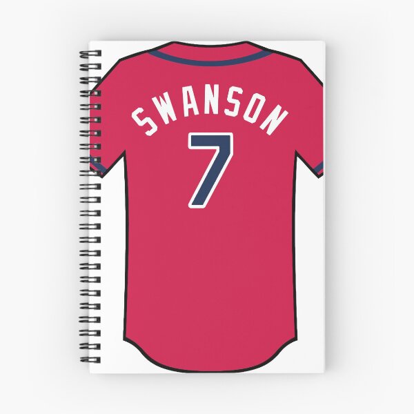 Item preview, Dansby Swanson Red Jersey designed and sold by reeves55.