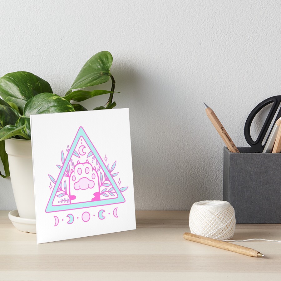 Witchy Cat Paw 02 | Nikury Art Board Print