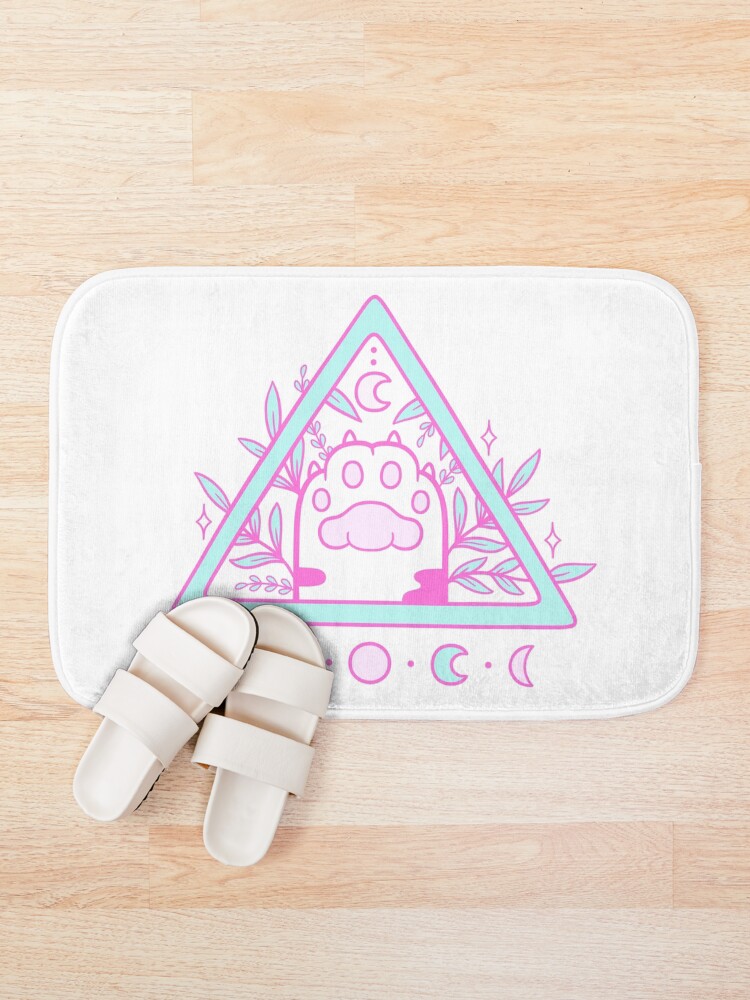 Alternate view of Witchy Cat Paw 02 Bath Mat