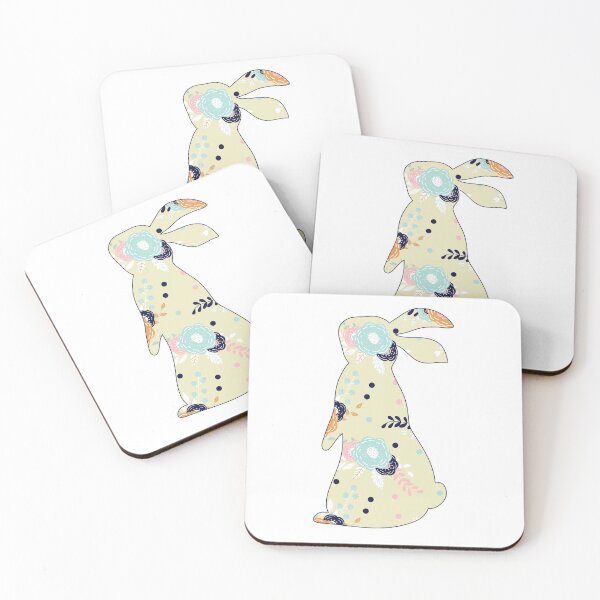 Item preview, Floral bunny rabbit print designed and sold by faithfullyyours.