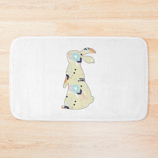 Item preview, Floral bunny rabbit print designed and sold by faithfullyyours.
