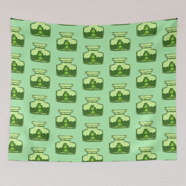 Item preview, Green ink girl in bottle designed and sold by TealLeaf.