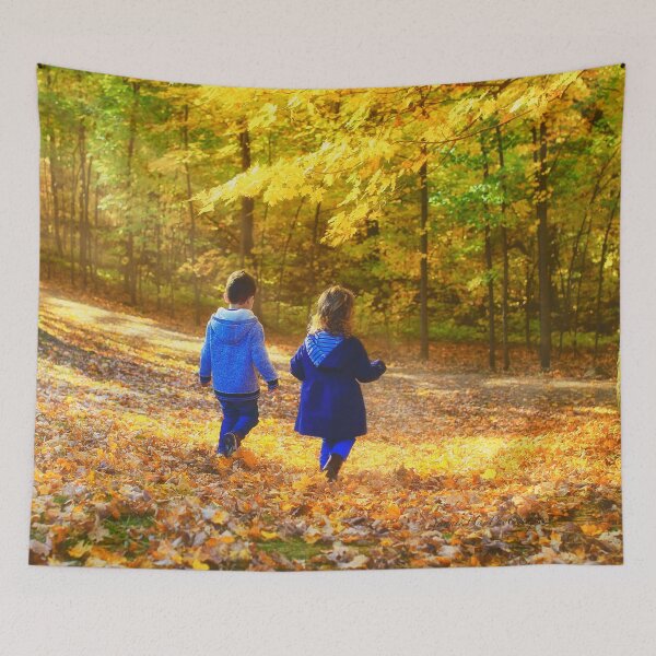 Item preview, Fun Walking in the Leaves designed and sold by Yannik Hay.