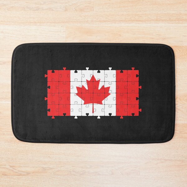 Item preview, Autism Heart Jigsaw Puzzle of Canadian Flag  designed and sold by Chakibalami.