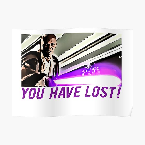 Poster Mace Windu Redbubble