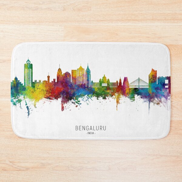 Item preview, Bengaluru Skyline India Bangalore designed and sold by ArtPrints.