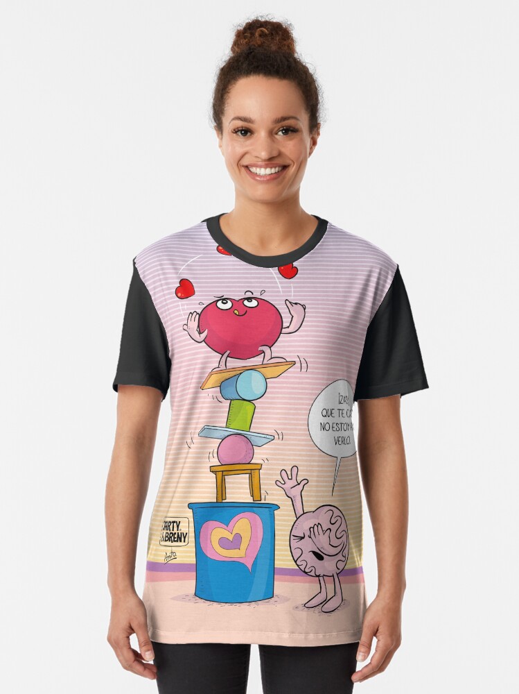 Vista alternativa de Camiseta gráfica J&B - Equilibrista