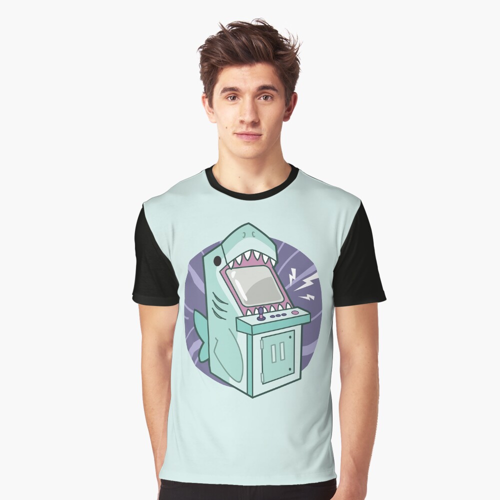 Sharkade Machine Graphic T-Shirt